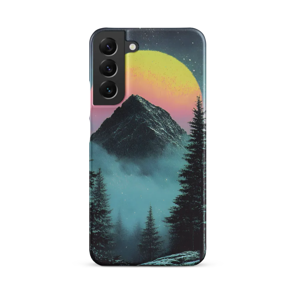 Ethereal Peaks Under Celestial Lights
