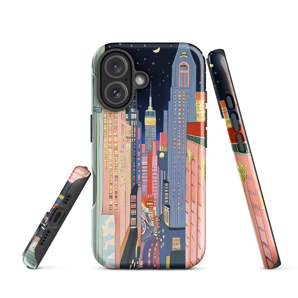 Urban Dreamscape: A Pop Art Night | Phone Case |  16 | Tough Case | Glossy