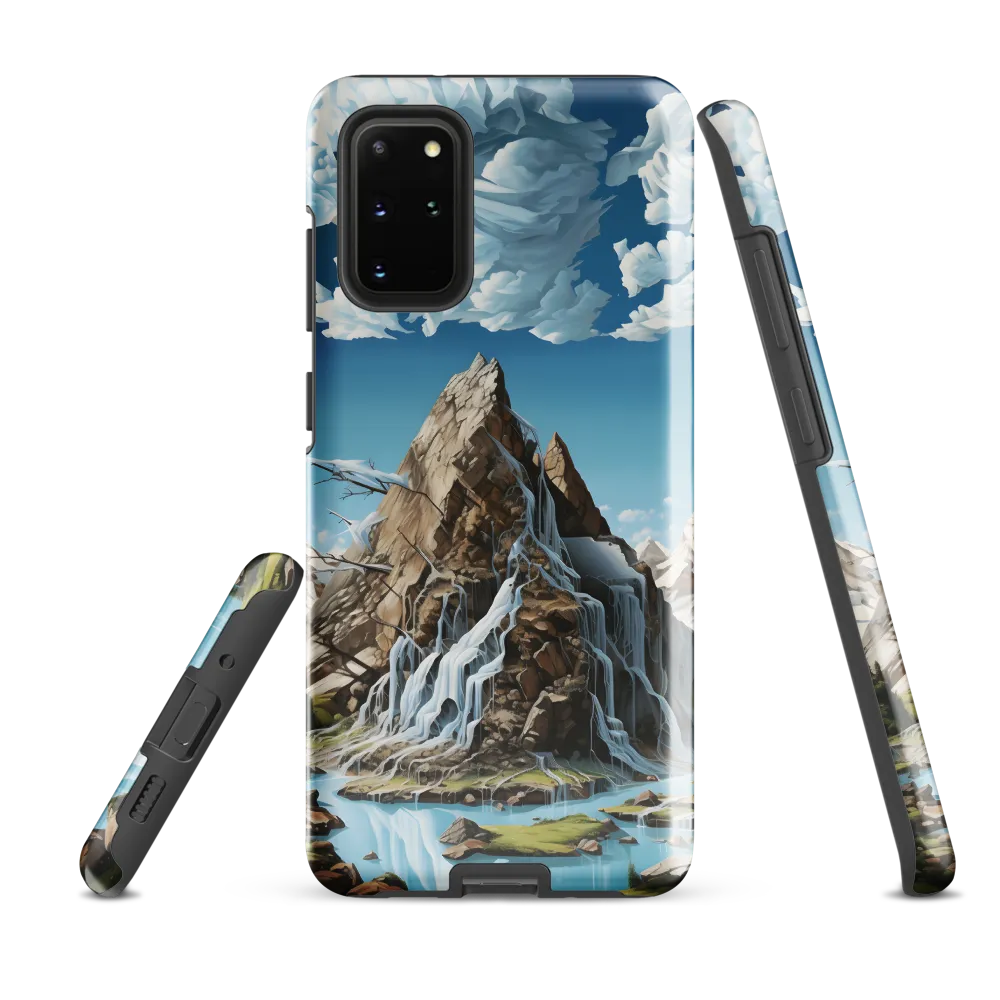 Majestic Cascade: A Mountain Masterpiece