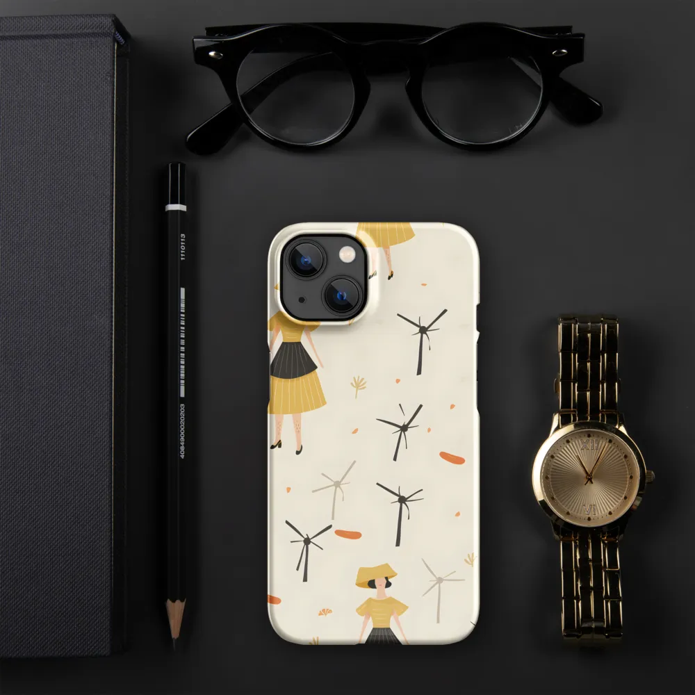 Whimsical Patterns of Nature and Femininity | Phone Case |  13 | Snap Case | Glossy