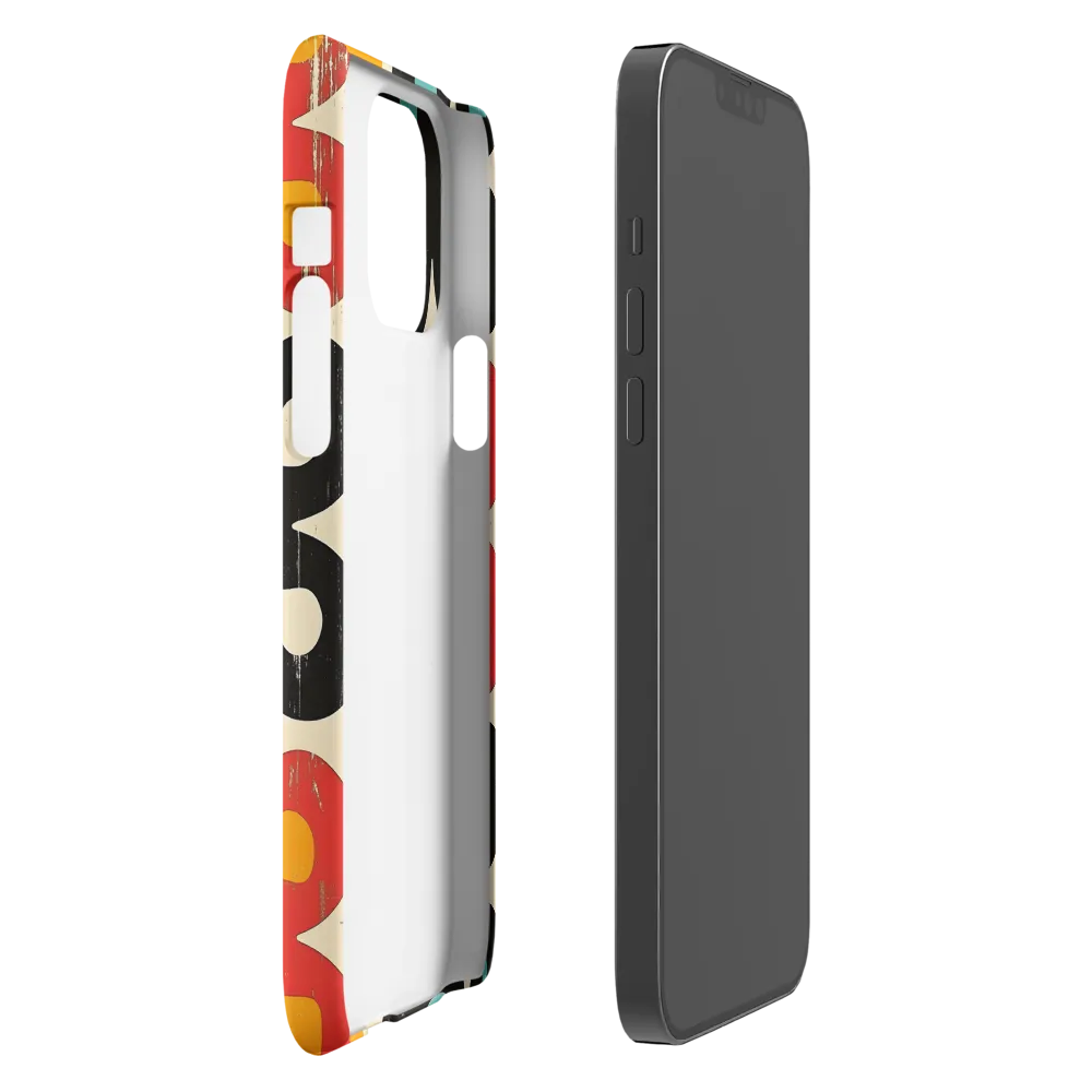Geometric Playfulness | Phone Case |  13 Pro Max | Snap Case | Matte