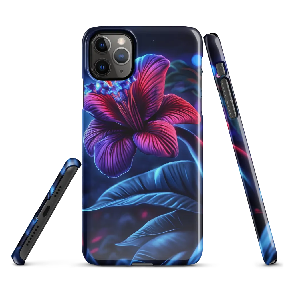 Illuminated Serenity: The Surreal Blossom | Phone Case |  11 Pro Max | Snap Case | Glossy