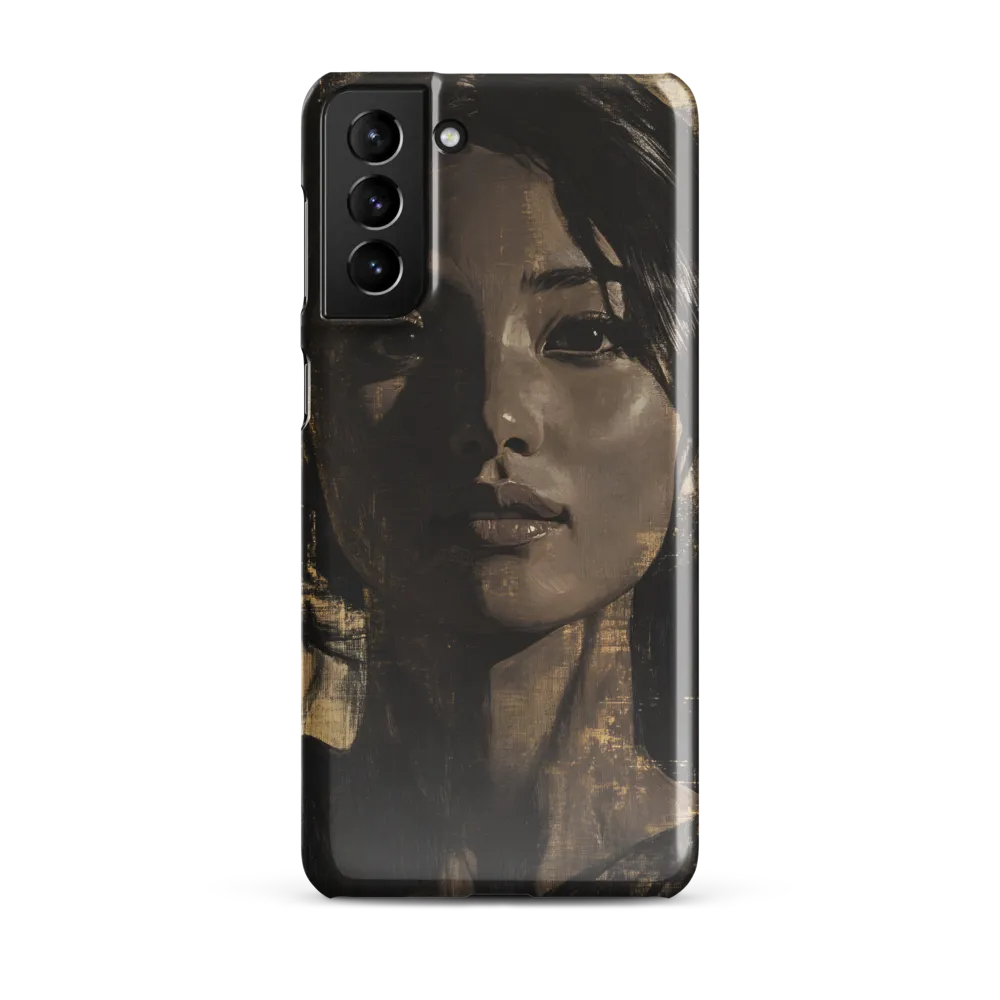 Golden Gaze: A Contemporary Portrait