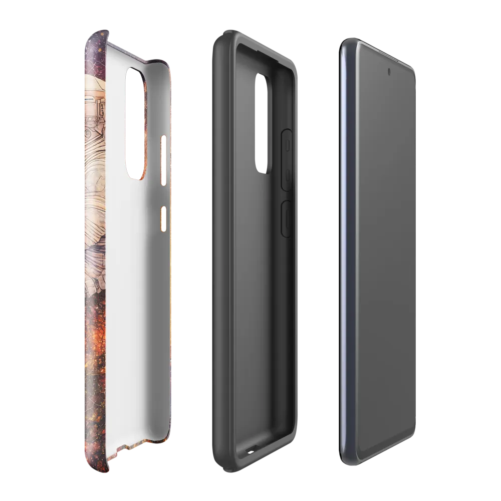 Cosmic Contemplation | Phone Case |  S20 FE | Tough Case | Glossy