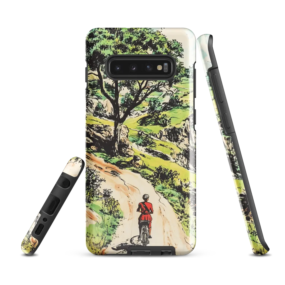 Riding Through Serenity | Phone Case |  S10 Plus | Tough Case | Glossy