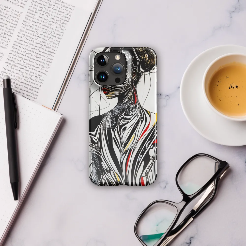 Whispers of the Abstract | Phone Case |  15 Pro Max | Snap Case | Glossy