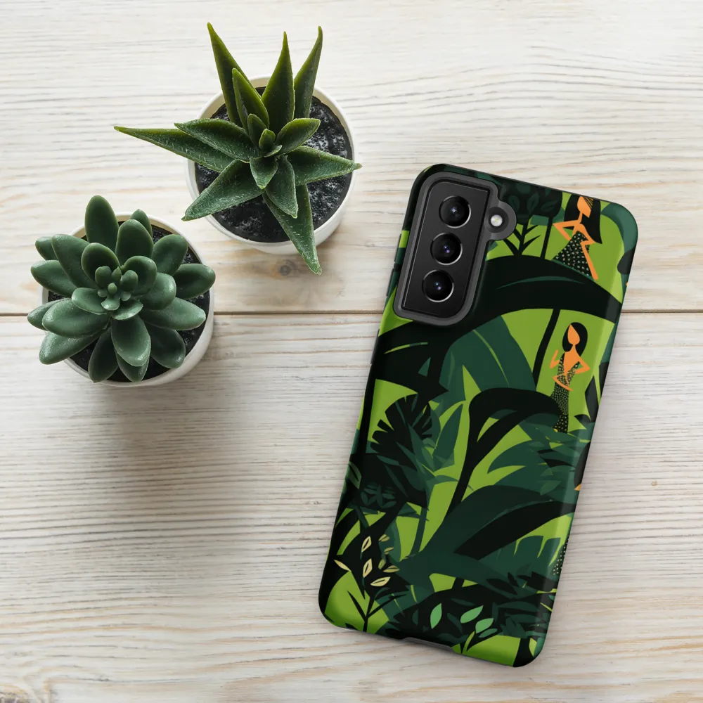 Harmony in Green | Phone Case |  S21 | Tough Case | Matte