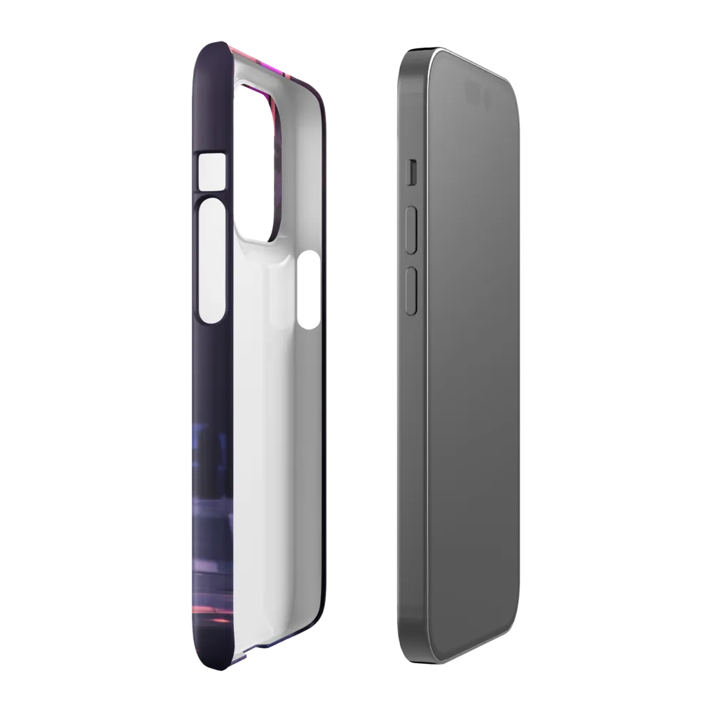 City Silhouettes at Dusk | Phone Case |  14 Pro | Snap Case | Glossy