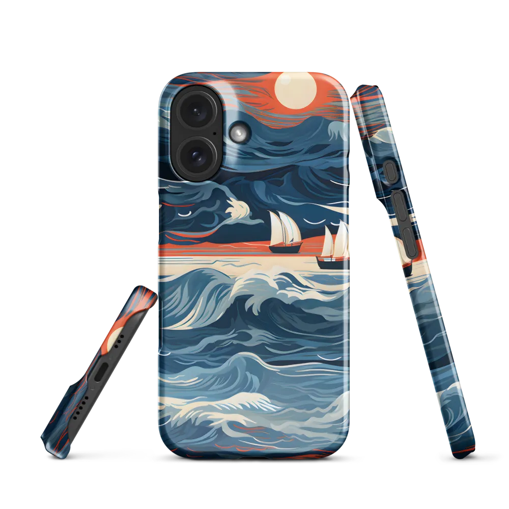 Ocean Whispers: A Voyage at Dusk | Phone Case