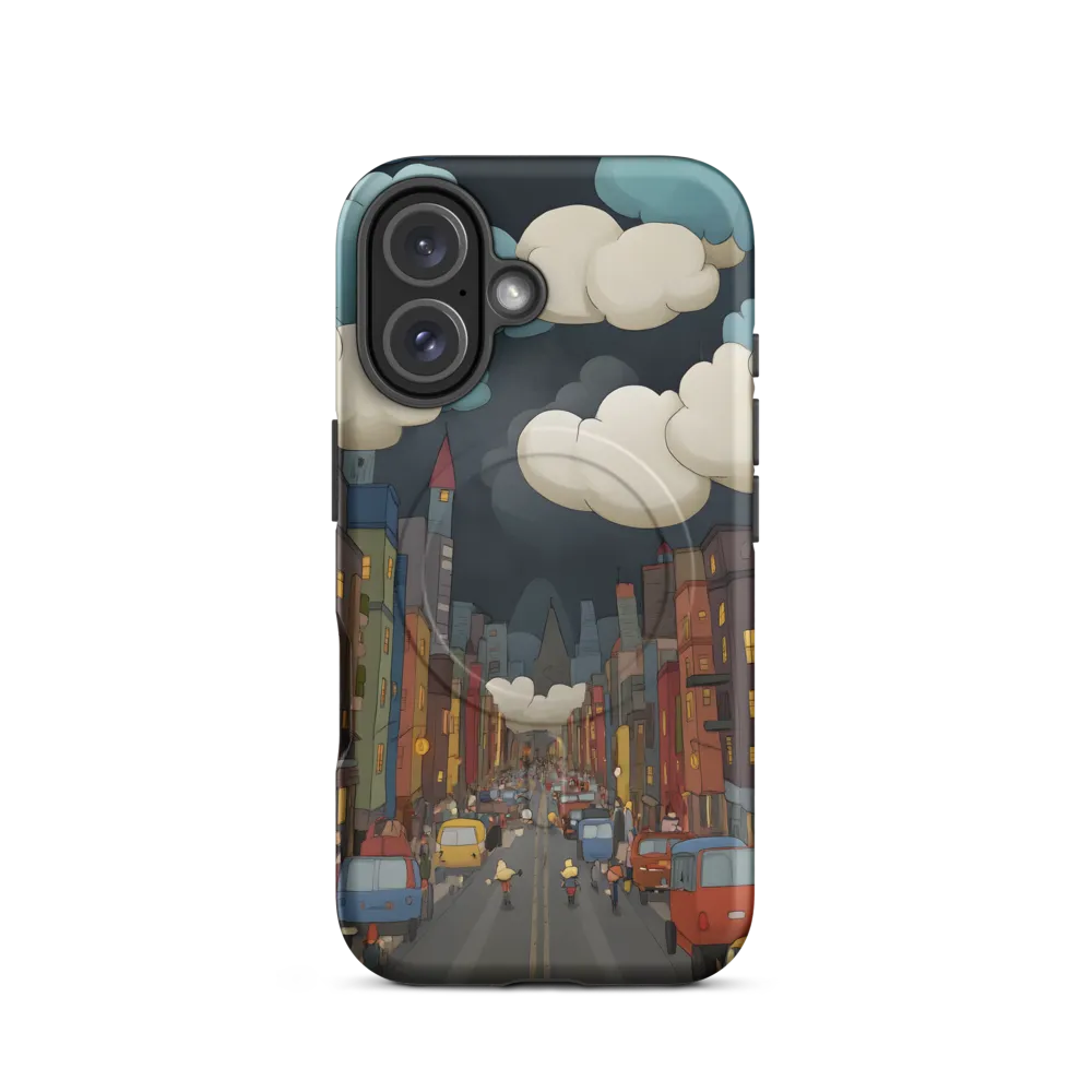 Urban Symphony: A City Awakens at Dusk | Phone Case |  16 | MagSafe® Tough Case | Matte
