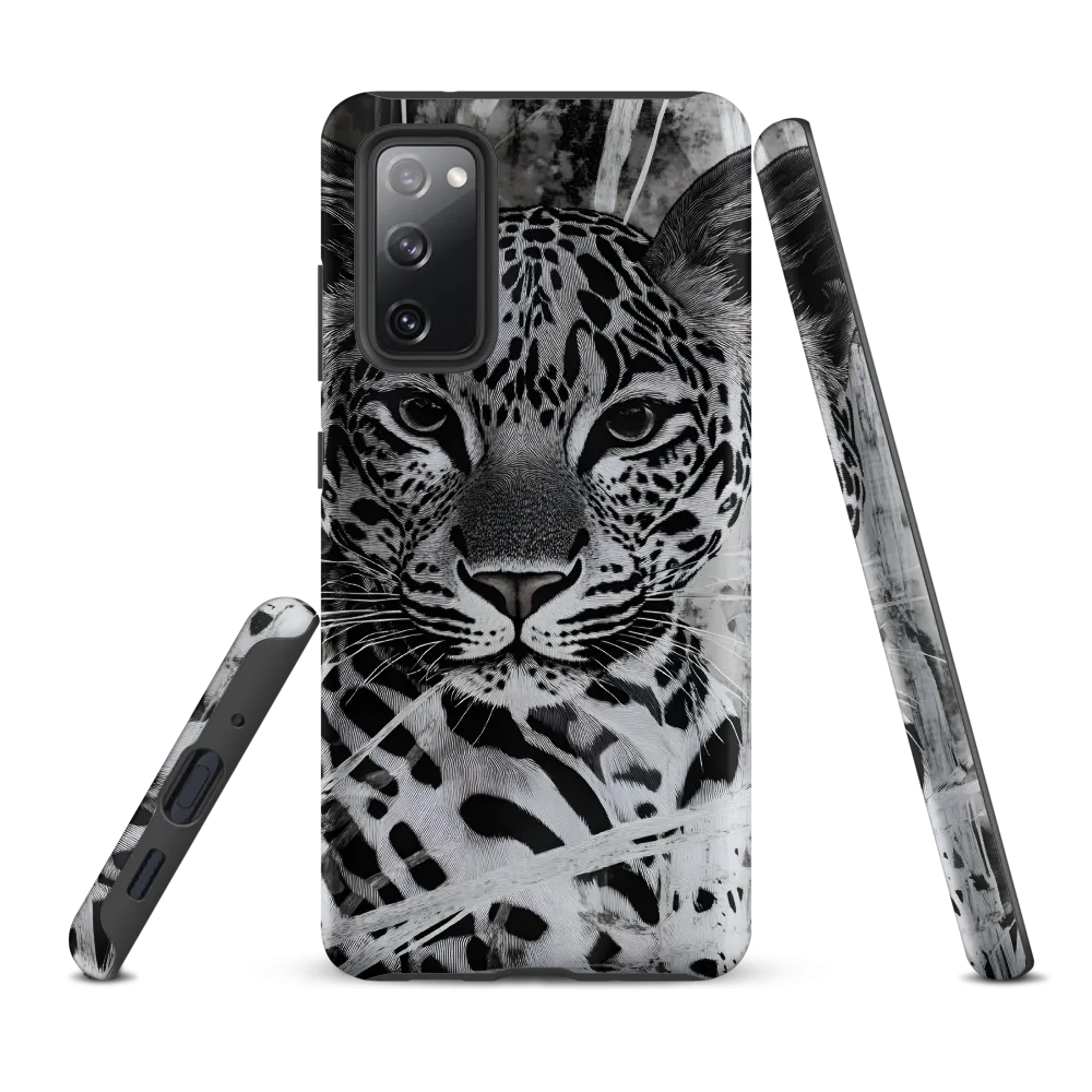 Majestic Gaze: The Leopard's Portrait | Phone Case |  S20 FE | Tough Case | Matte