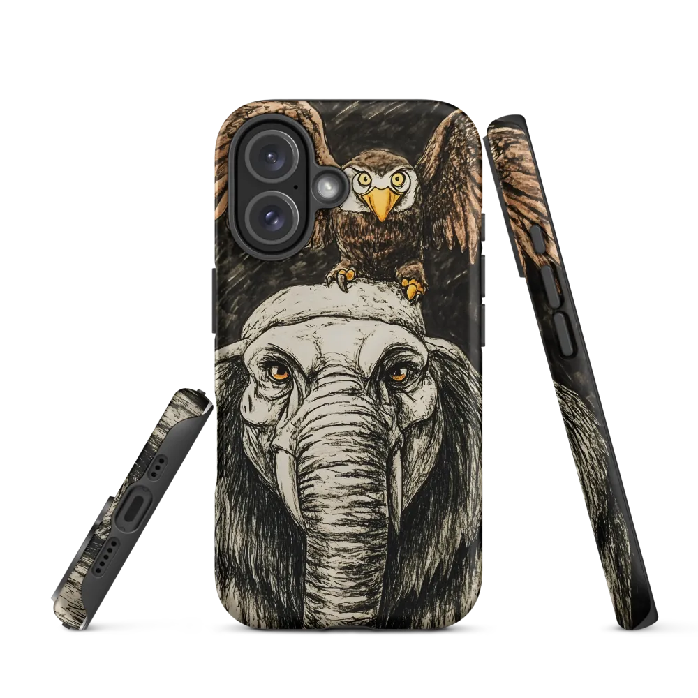 Strength and Wisdom: The Guardians of Nature | Phone Case