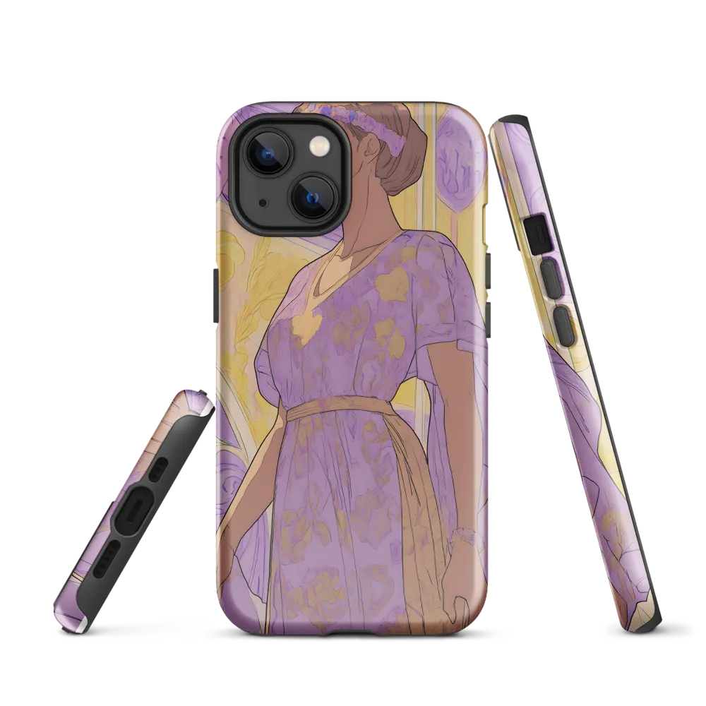 Elegance in Floral Harmony | Phone Case |  13 | Tough Case | Glossy