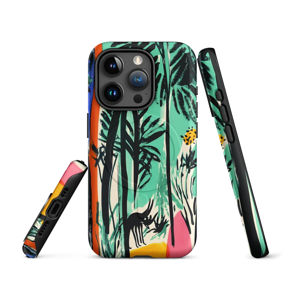 Whispers of the Jungle | Phone Case |  15 Pro | MagSafe® Tough Case | Matte