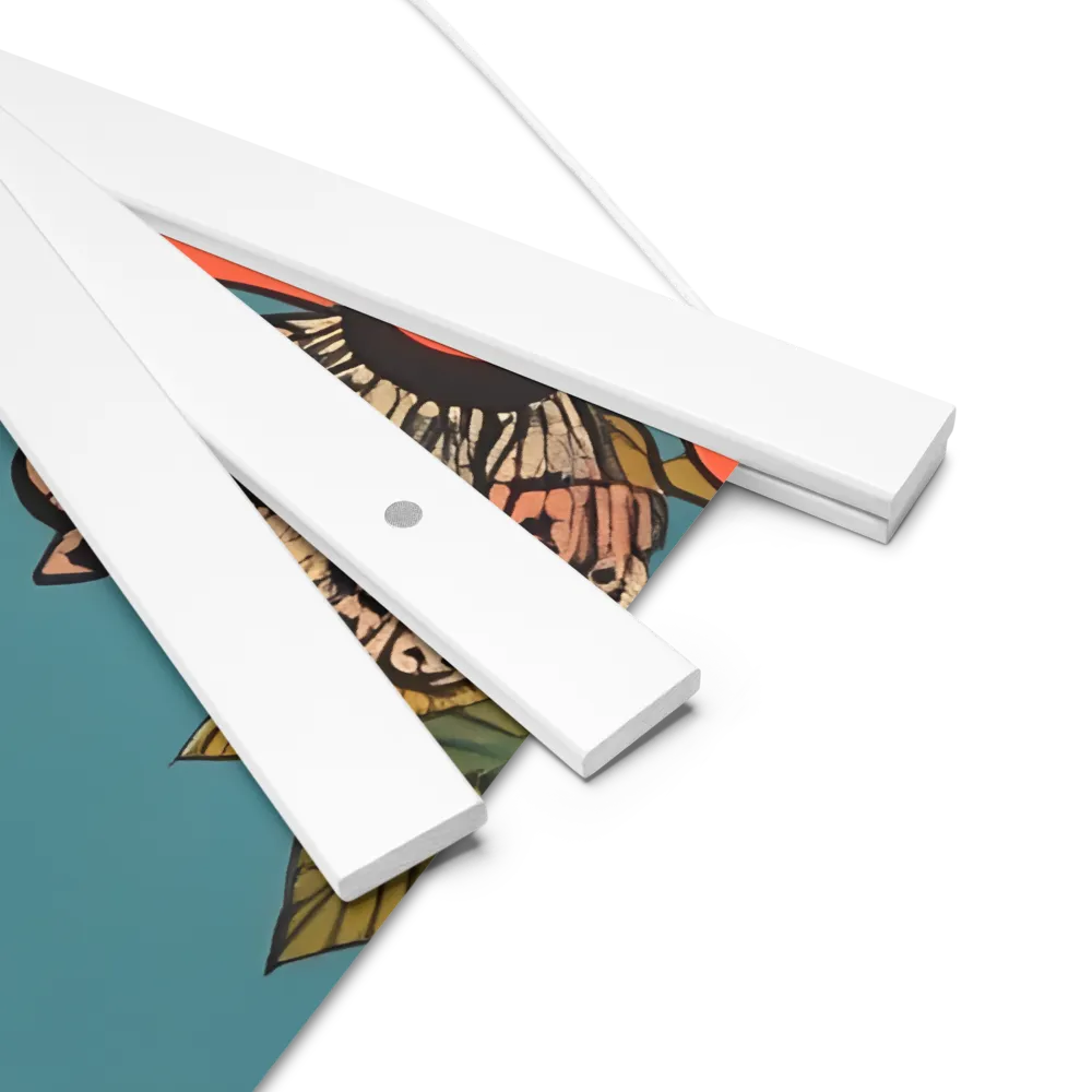 Tropical Majesty: The Toucan at Rest | Poster With White Wood Hanger | 18″×18″