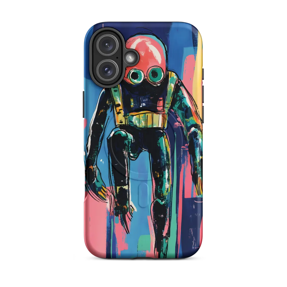 Diver in Vibrant Motion