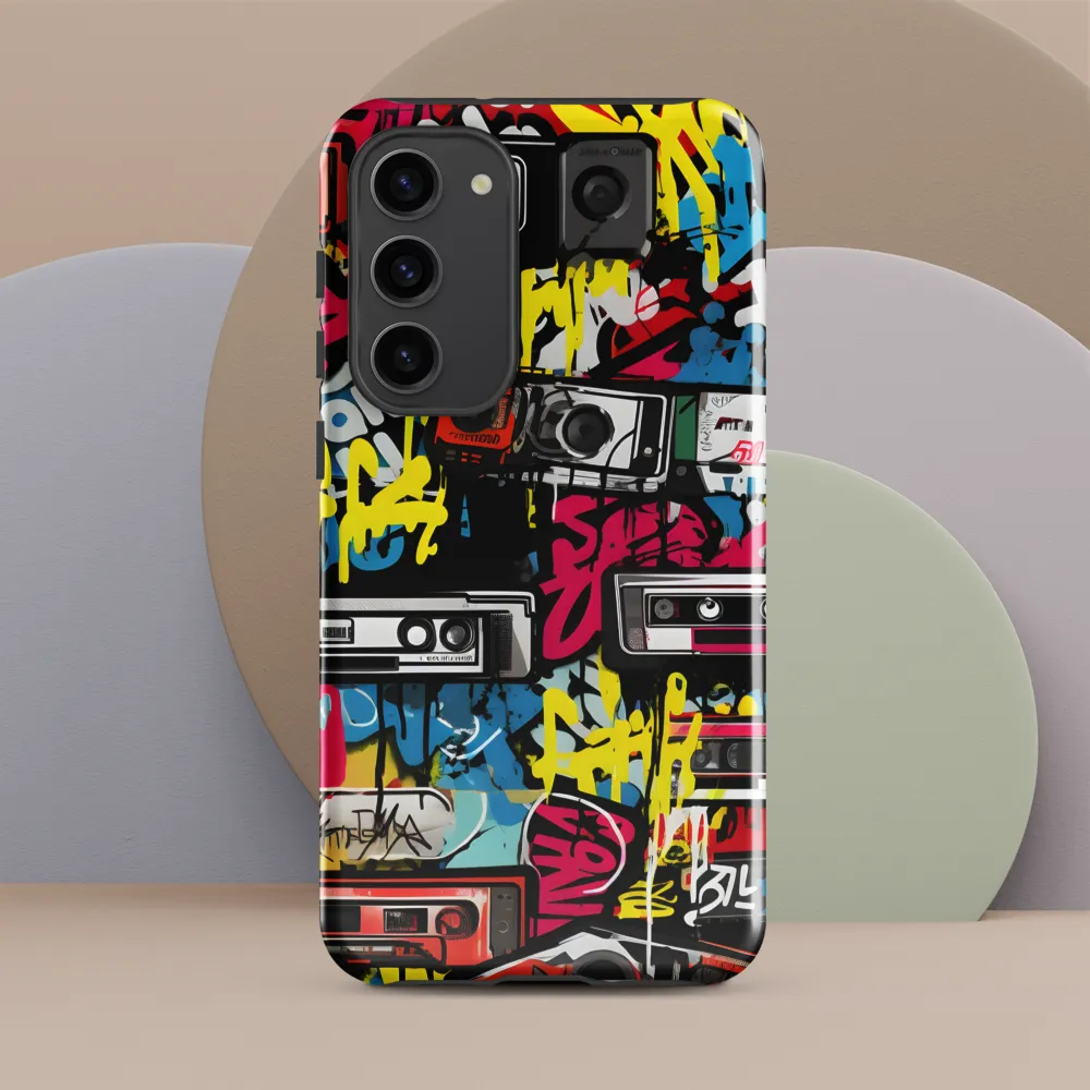 Urban Nostalgia: A Retro Cassette Explosion