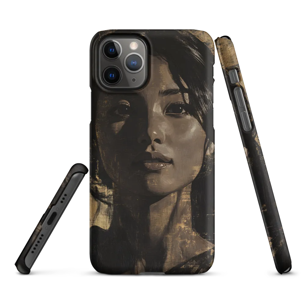 Golden Gaze: A Contemporary Portrait