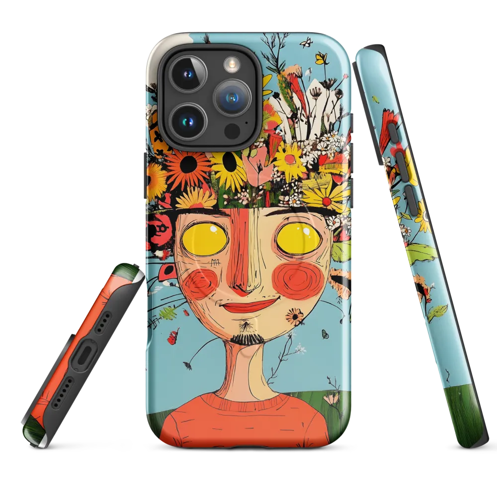 Whimsical Bloom | Phone Case |  16 Pro Max | MagSafe® Tough Case | Glossy
