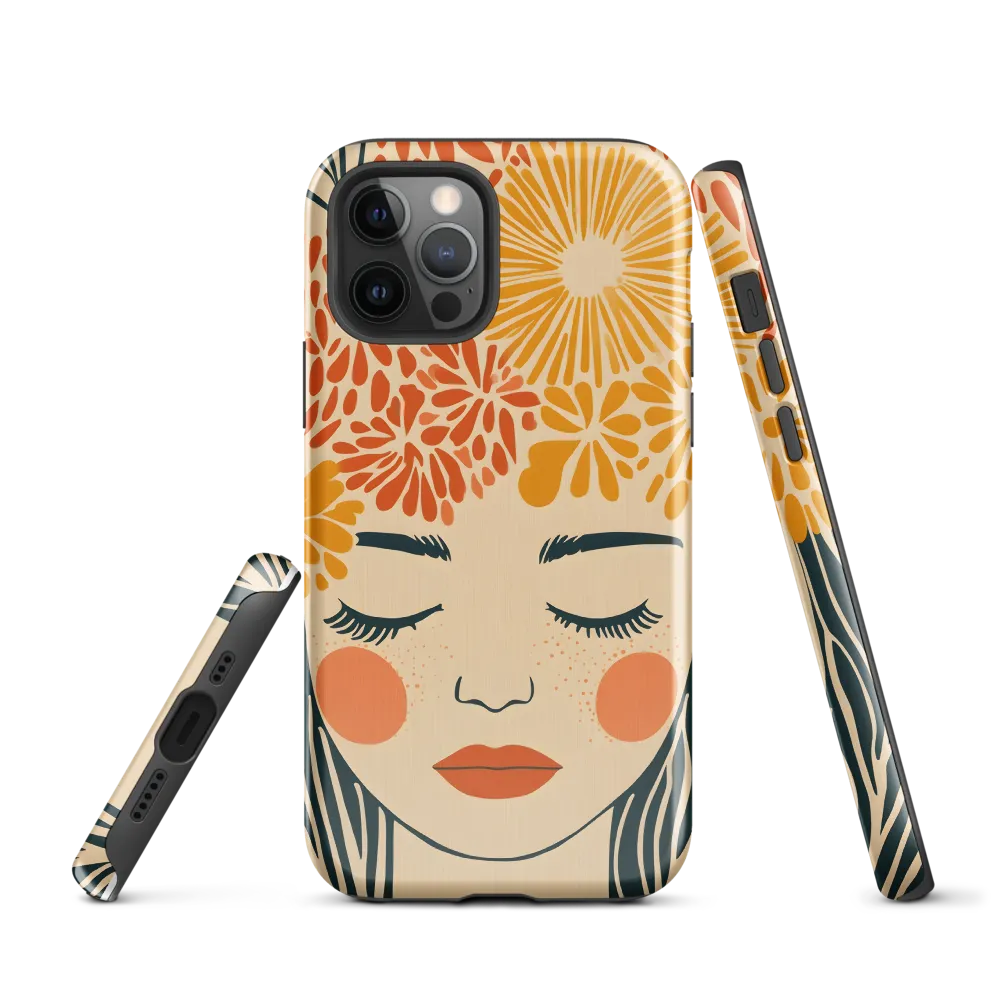 Serenity in Bloom | Phone Case |  12 Pro | Tough Case | Glossy