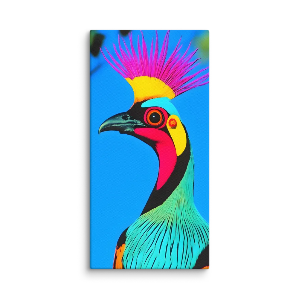 Whimsical Avian Portrait | Canvas | 10″×20″