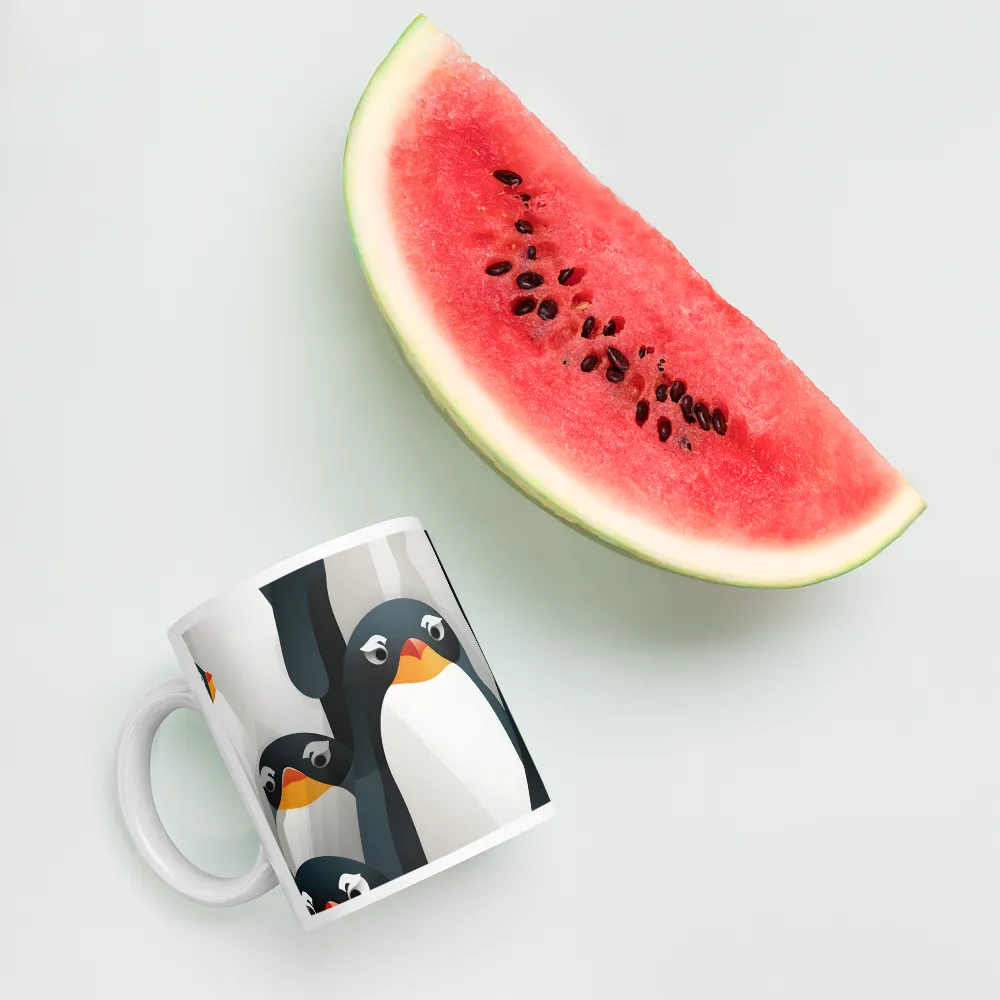 Penguin Parade | Mugs | Multiple Sizes & Colors