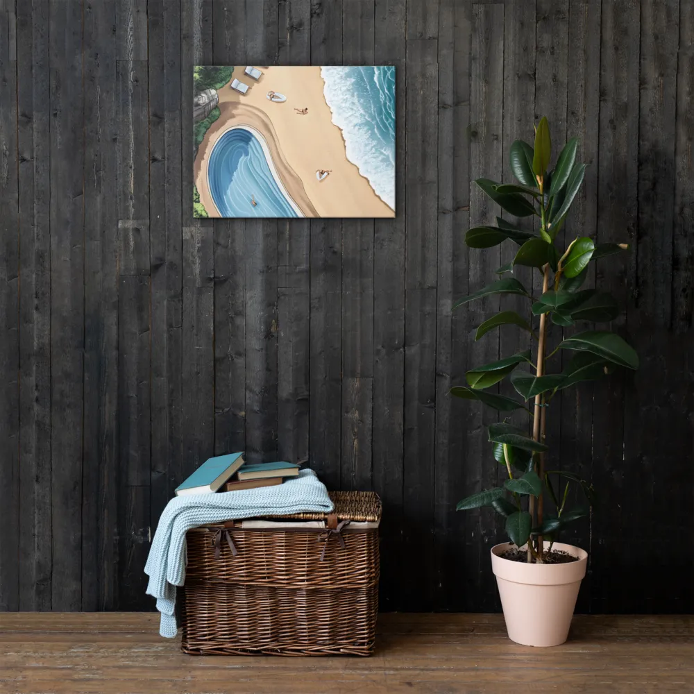 Serenity by the Shore | Thin Canvas | 18″×24″