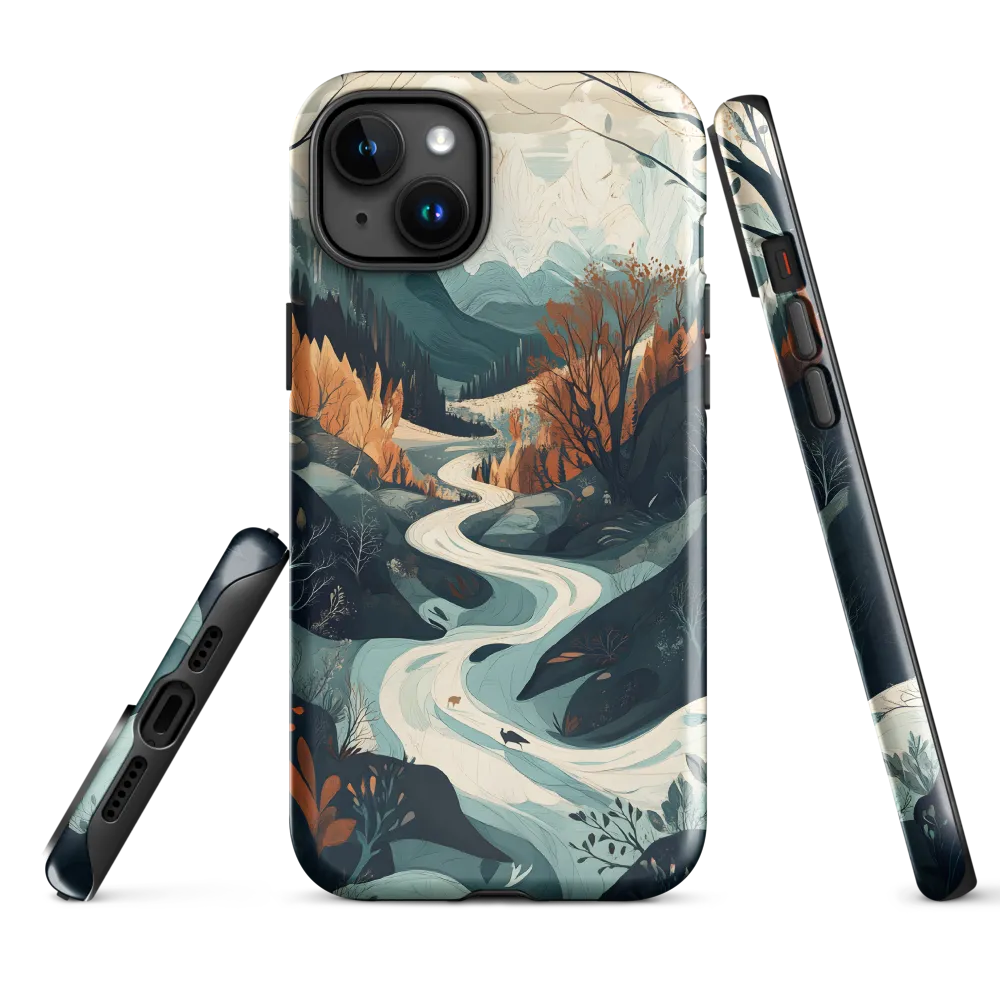 Winding Serenity: A Digital Landscape