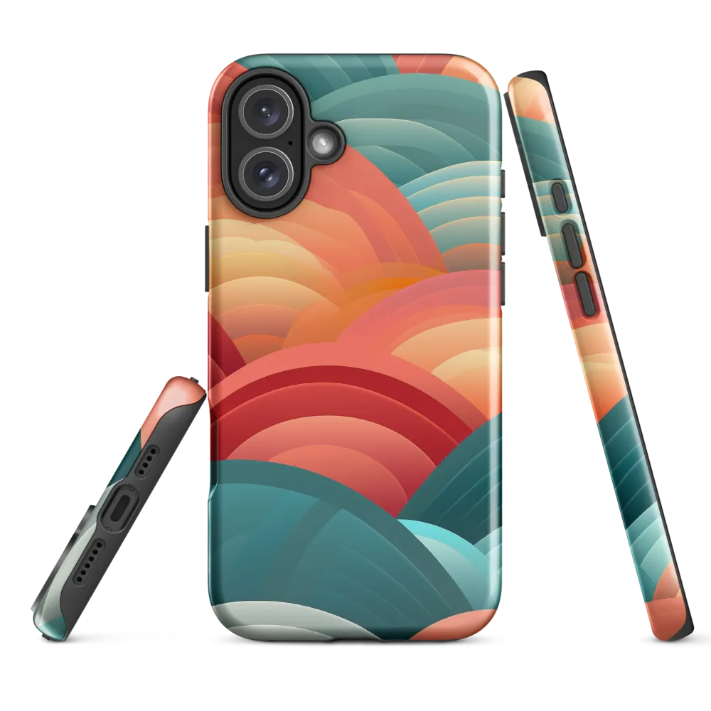 Rhythms of the Waves | Phone Case |  16 Plus | Tough Case | Glossy