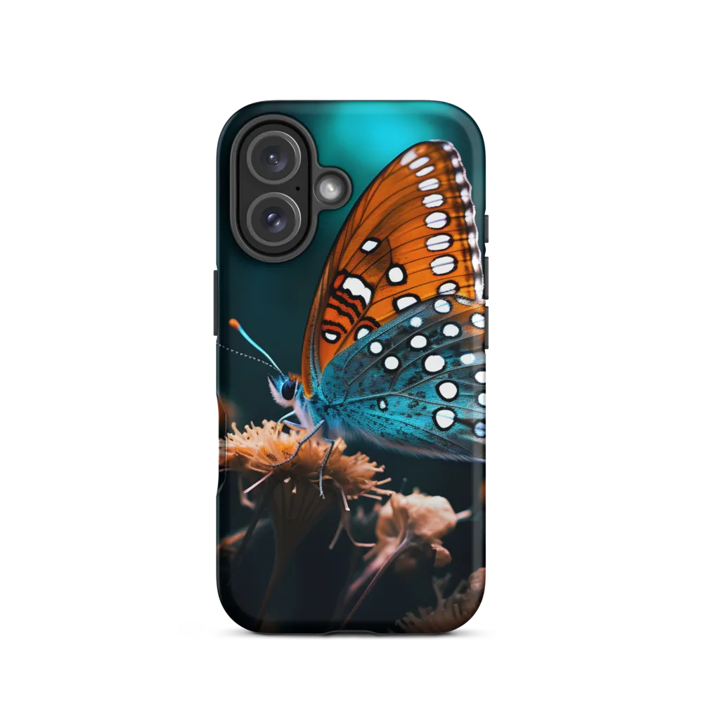 Whispers of Color: The Butterfly's Embrace | Phone Case