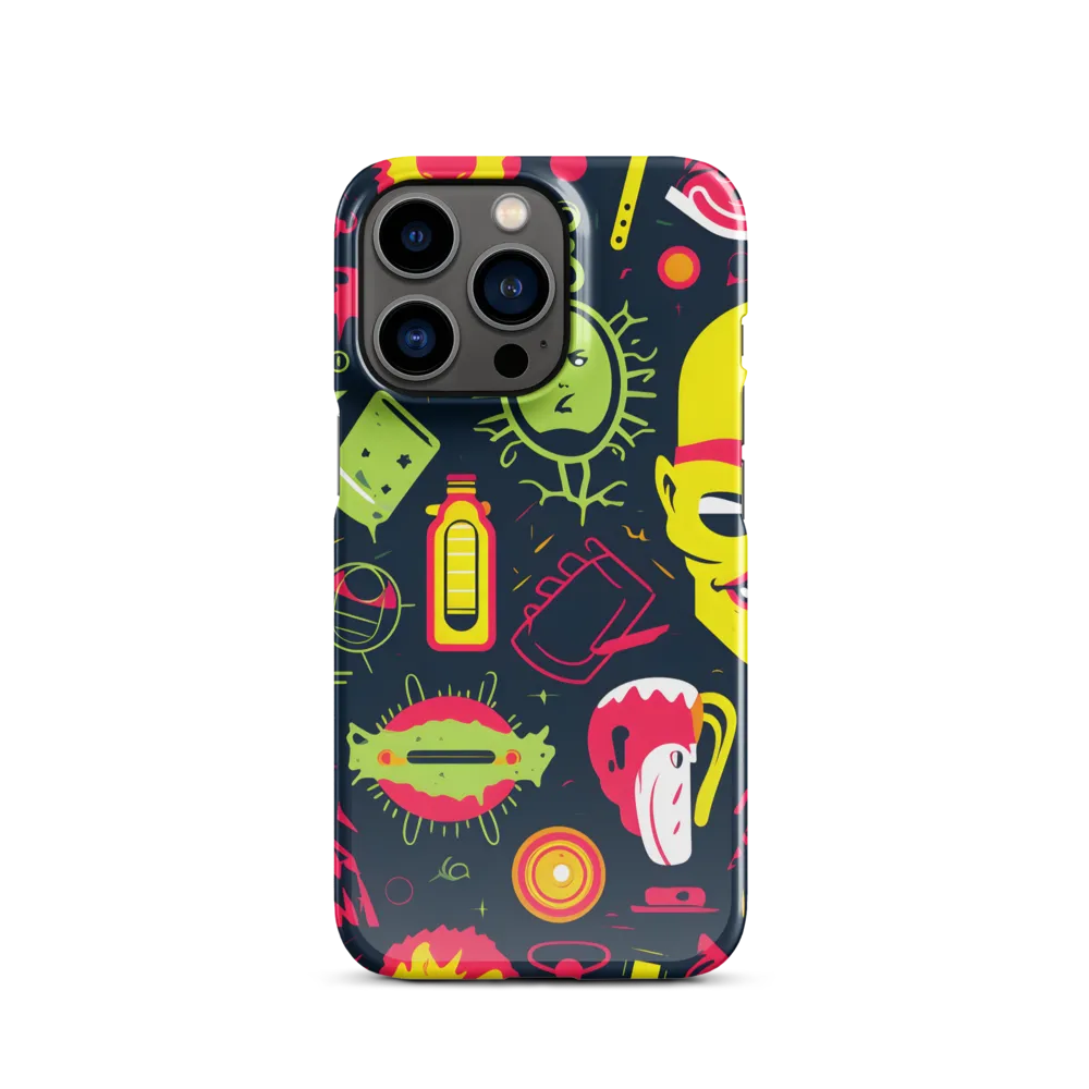 Neon Revelry: A Quirky Exploration of Modern Pop Art