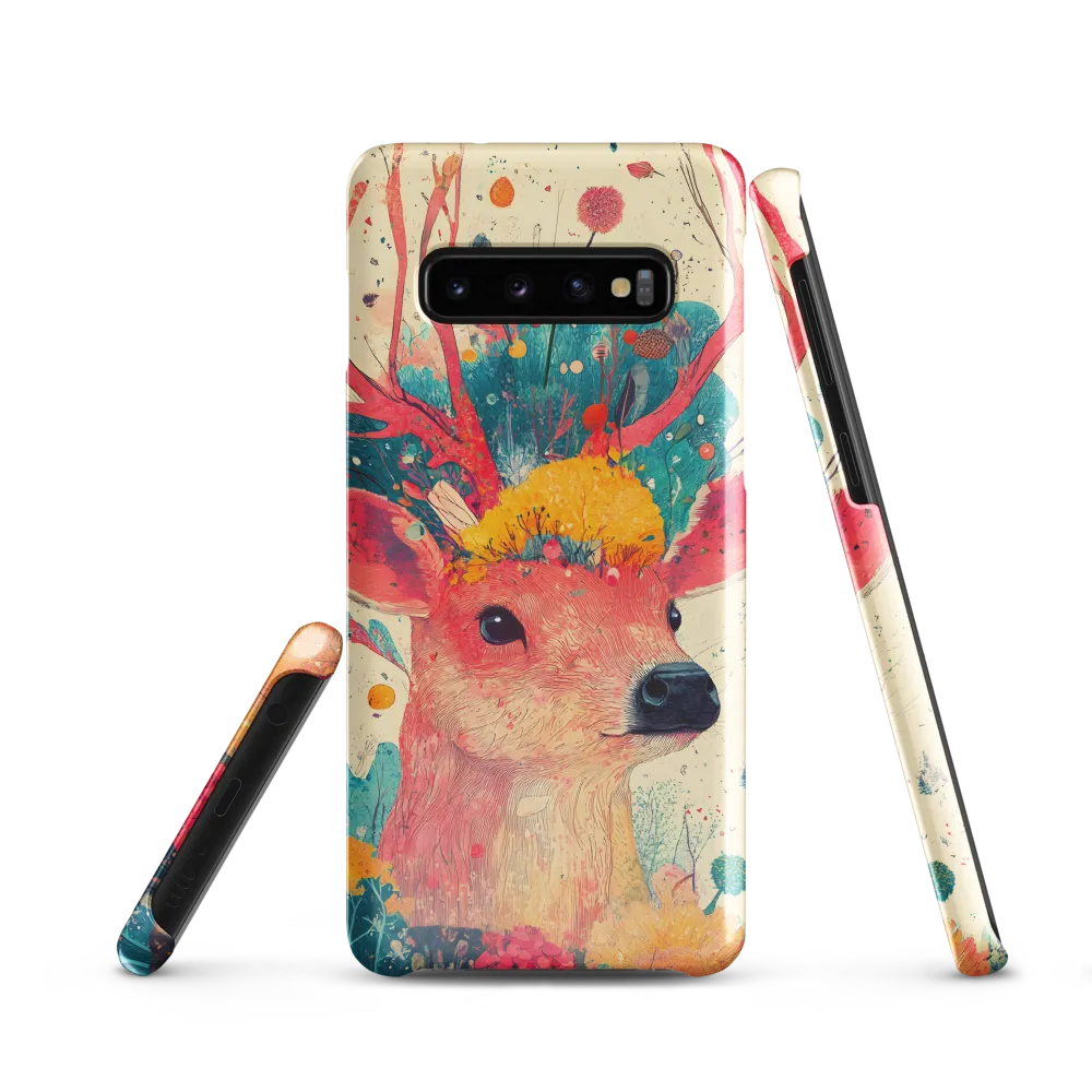 Whimsical Harmony: A Deer in Bloom