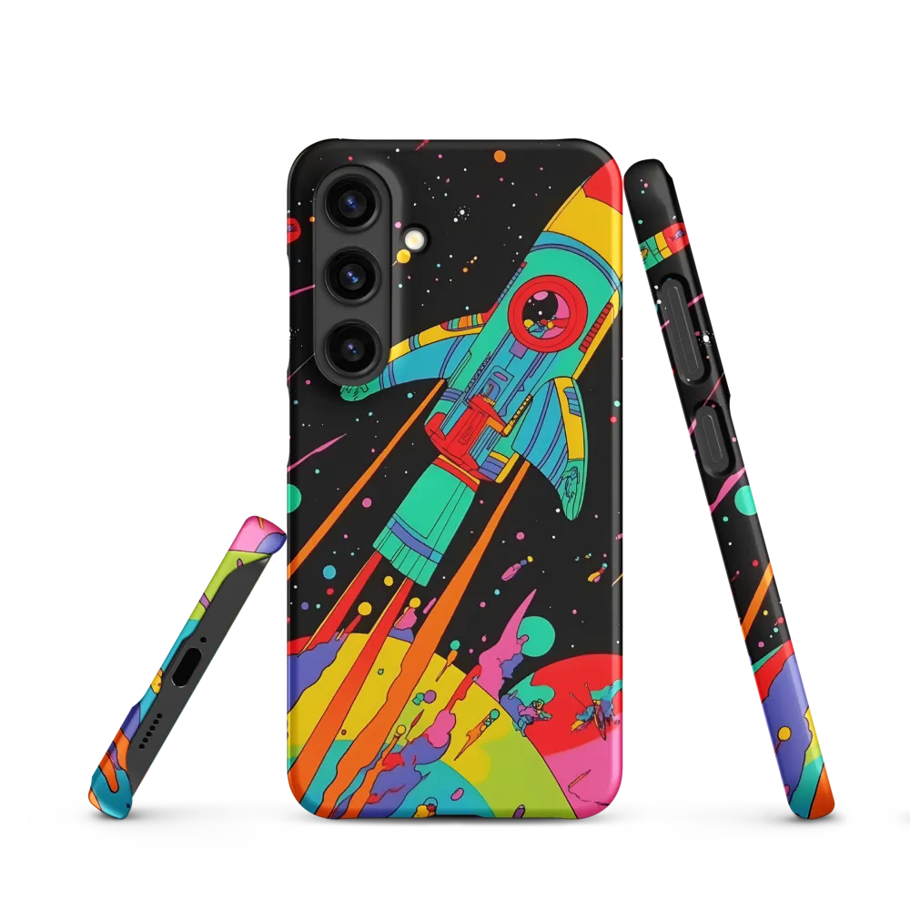 Cosmic Voyage: The Neon Lift-Off