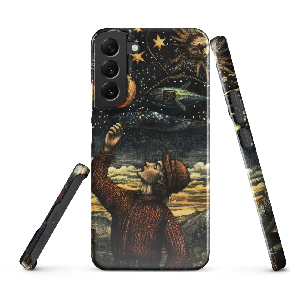 Cosmic Curiosity: A Journey Beyond Earth | Phone Case |  S22 Plus | Snap Case | Glossy