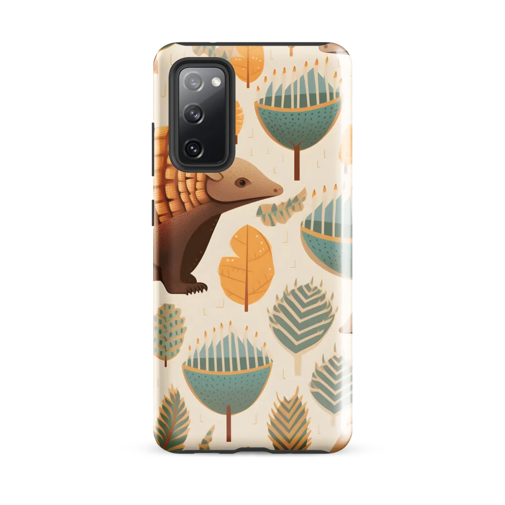 Pangolins in a Whimsical Habitat | Phone Case |  S20 FE | Tough Case | Glossy