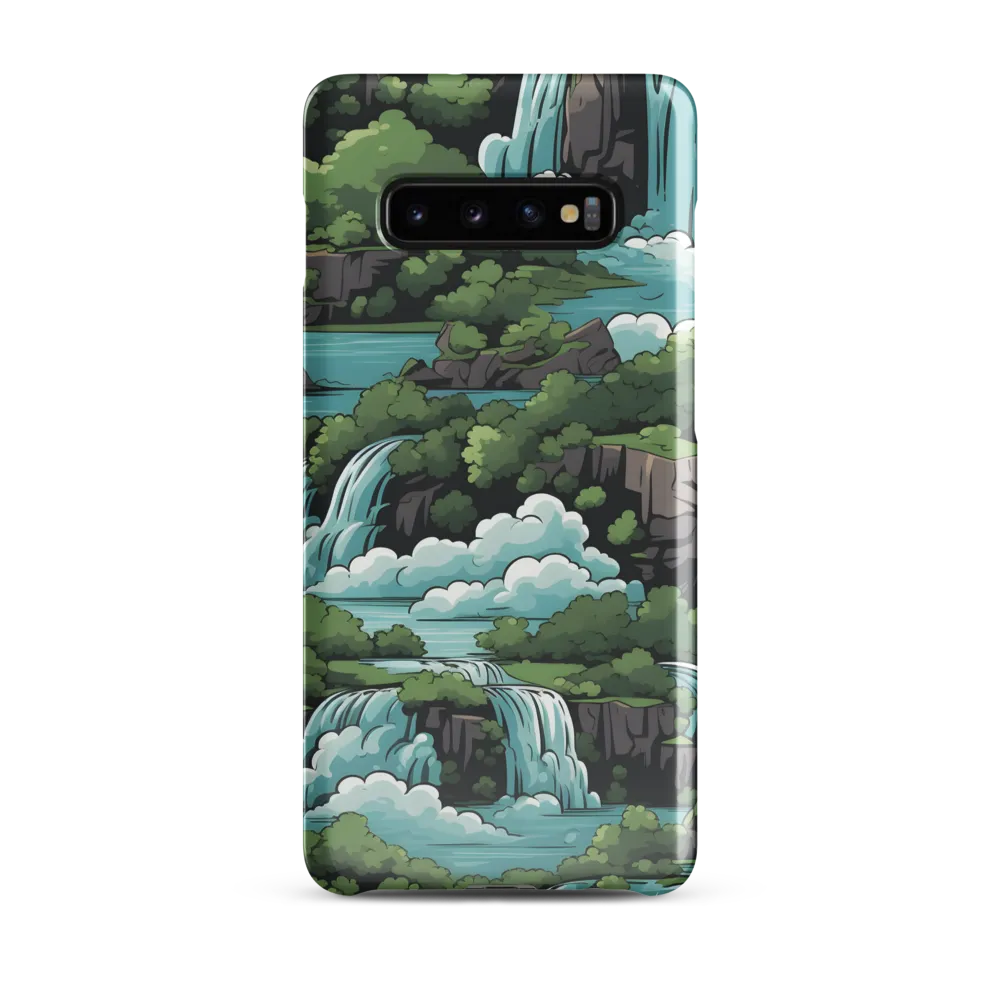 Harmonious Cascades | Phone Case |  S10 Plus | Snap Case | Glossy