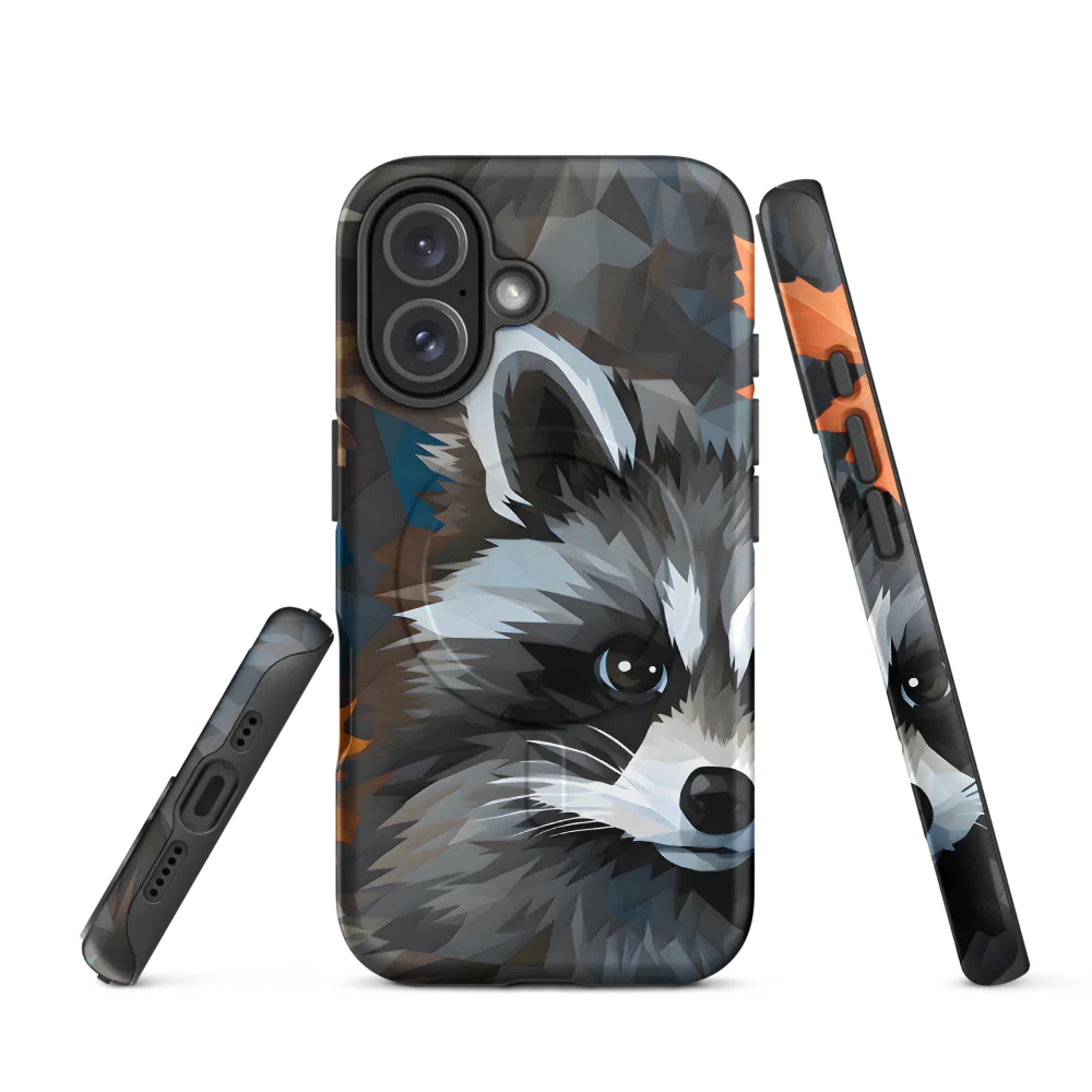 Whispers of Autumn: The Raccoon's Gaze