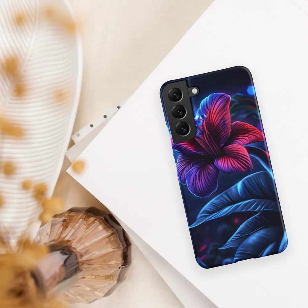 Illuminated Serenity: The Surreal Blossom