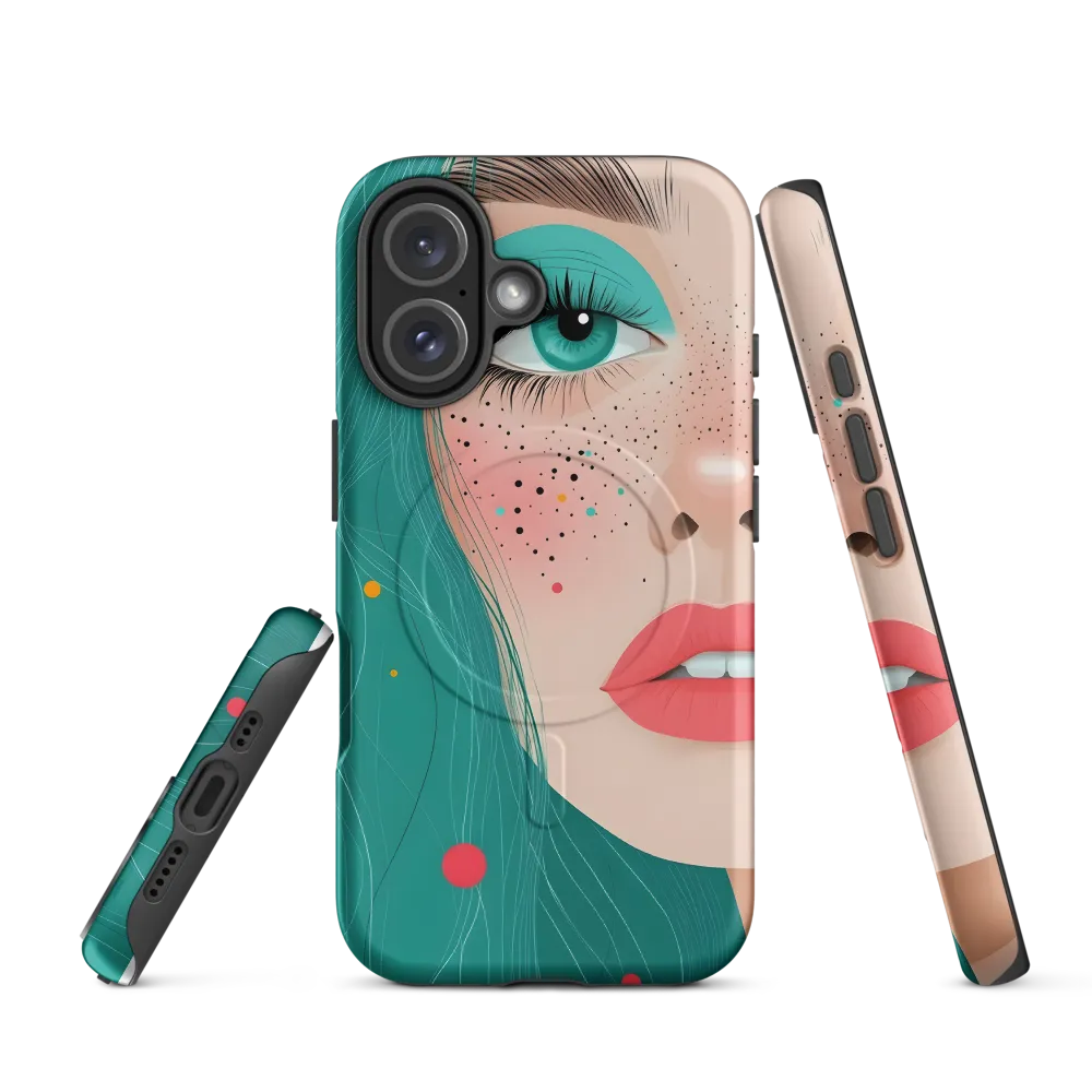 A Playful Portrait: Turquoise Temptation