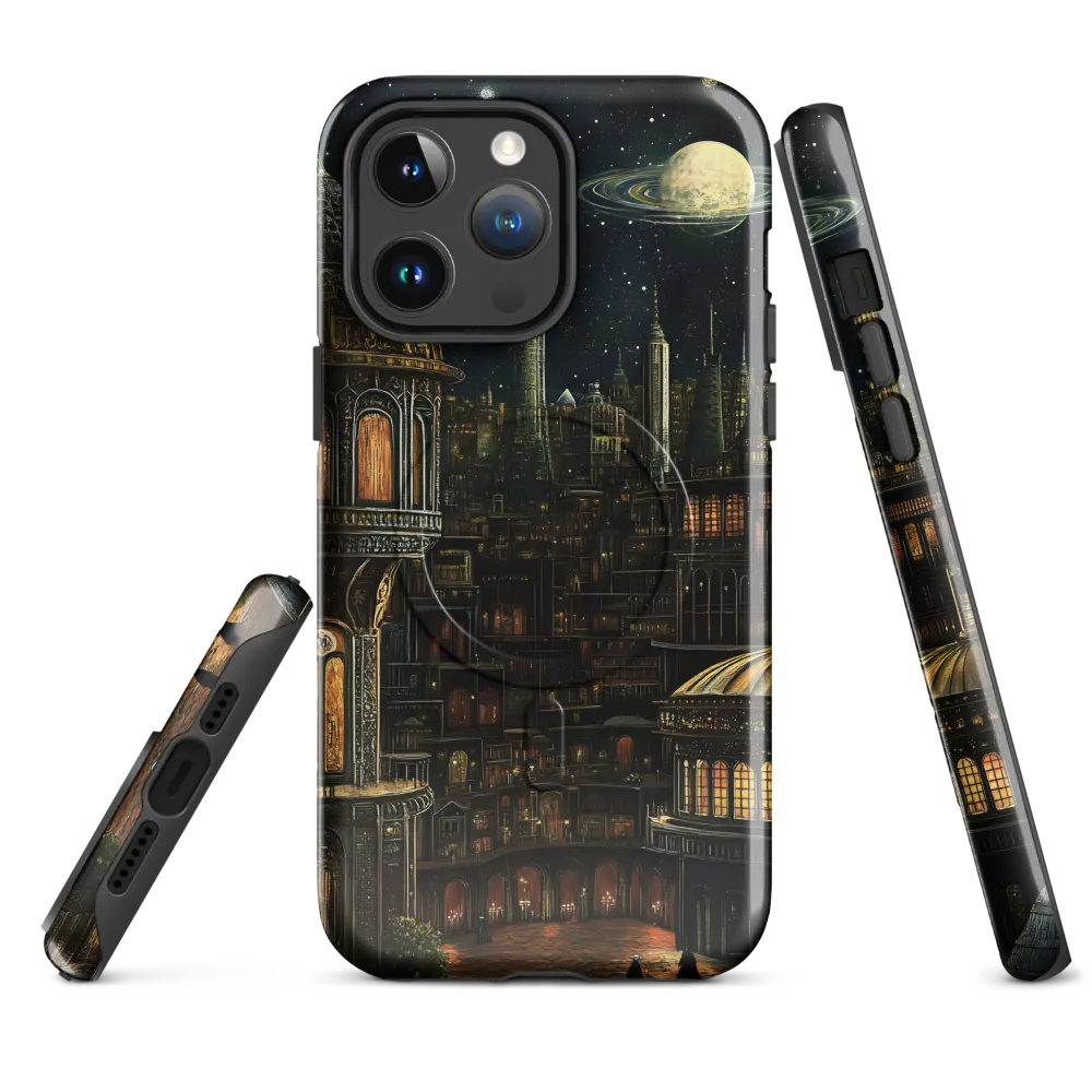 Celestial Enigma: A Surreal Cityscape