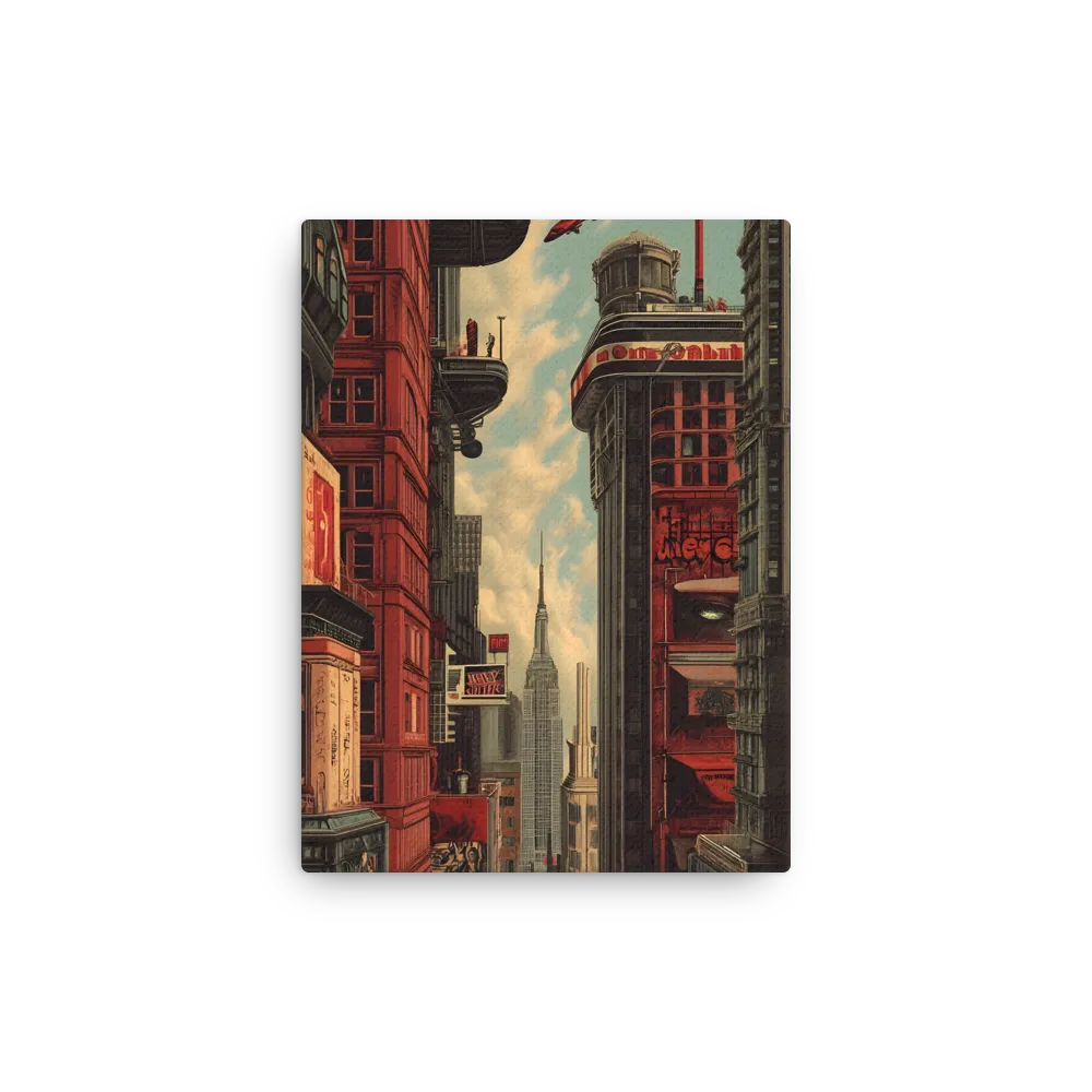 A Glimpse of Tomorrow: Urban Ambition | Thin Canvas | 9″×12″