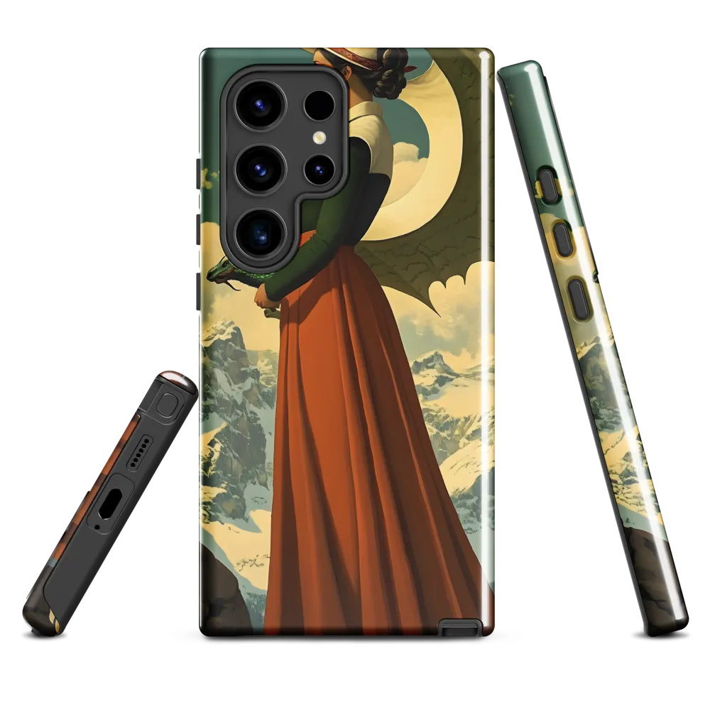 Mystic Harmony: The Dragon Keeper | Phone Case |  S24 Ultra | Tough Case | Glossy