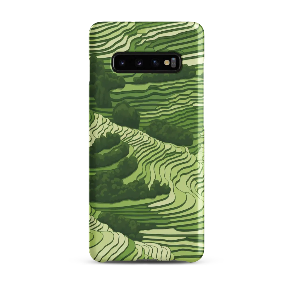 Waves of Green: An Abstract Landscape