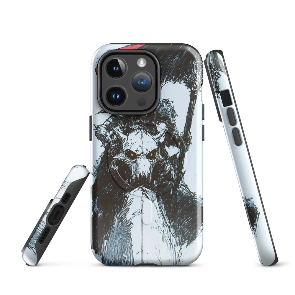 Knight of Shadows | Phone Case |  14 Pro | MagSafe® Tough Case | Glossy