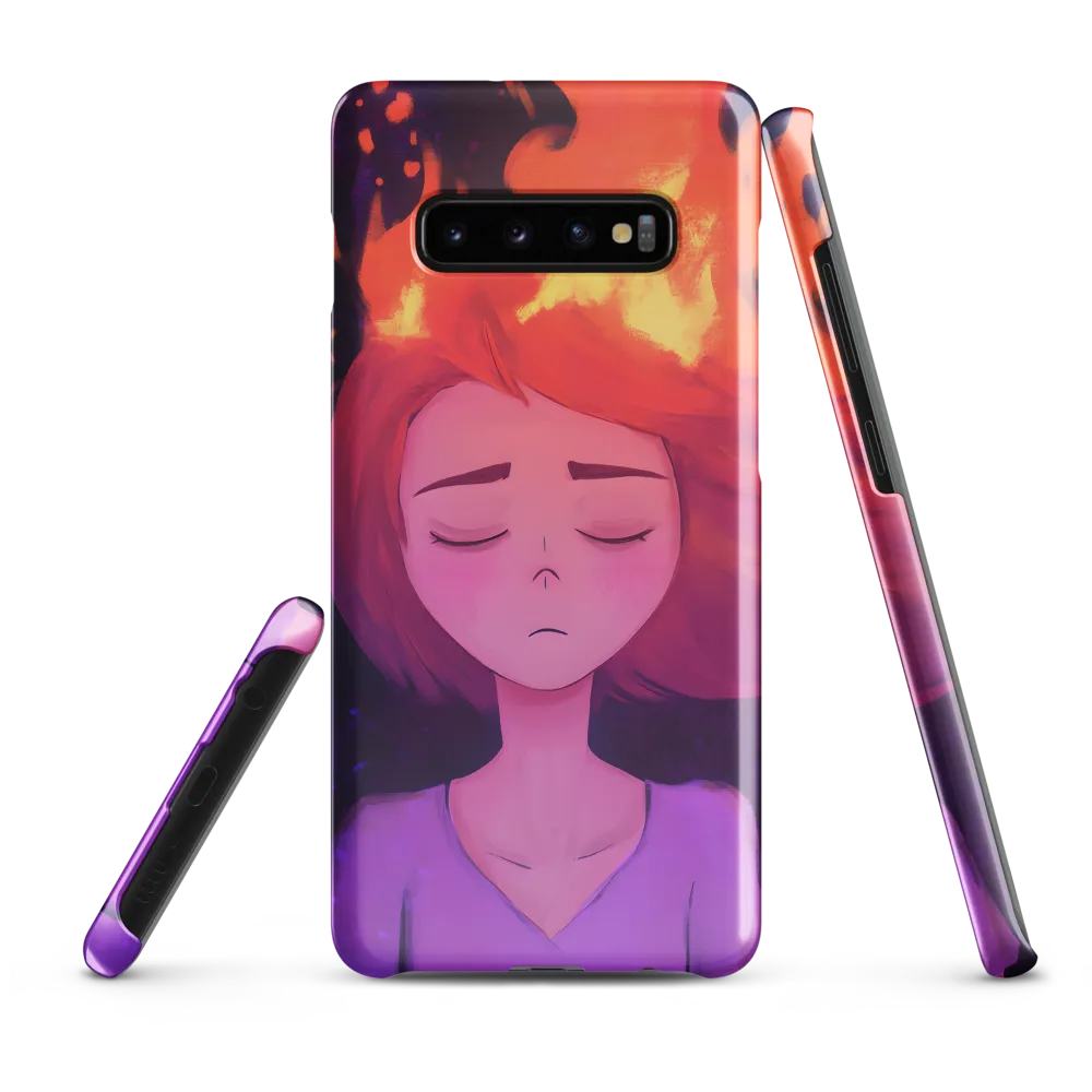 Flames of Introspection | Phone Case |  S10 Plus | Snap Case | Glossy