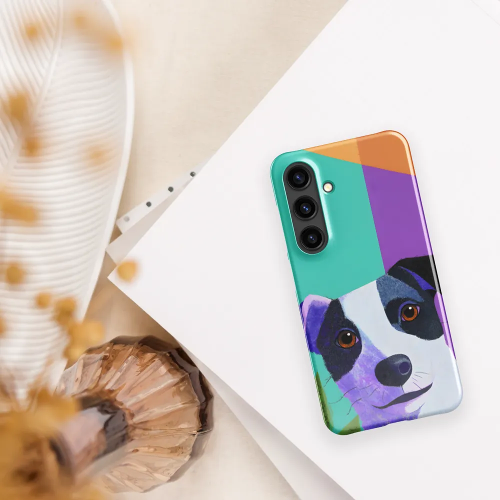 Joyful Canine | Phone Case |  S24 | Snap Case | Glossy