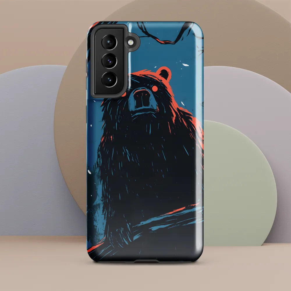 Eerie Majesty: A Bear in the Night