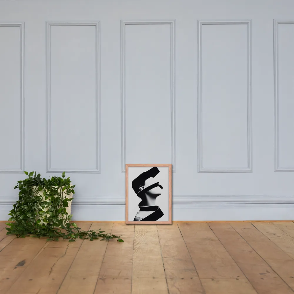 Entwined Identity | Poster with Red oak Frame | 12″×16″