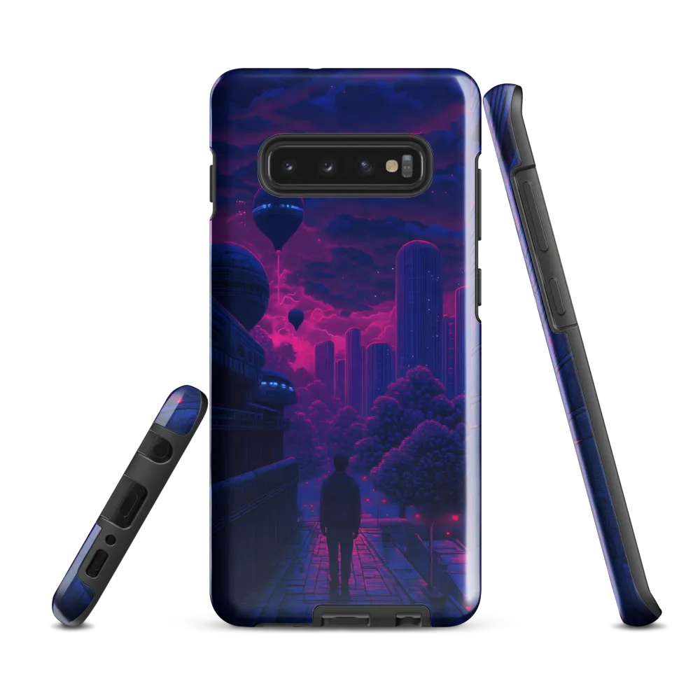 Lost in a Technological Dreamscape | Phone Case |  S10 Plus | Tough Case | Glossy