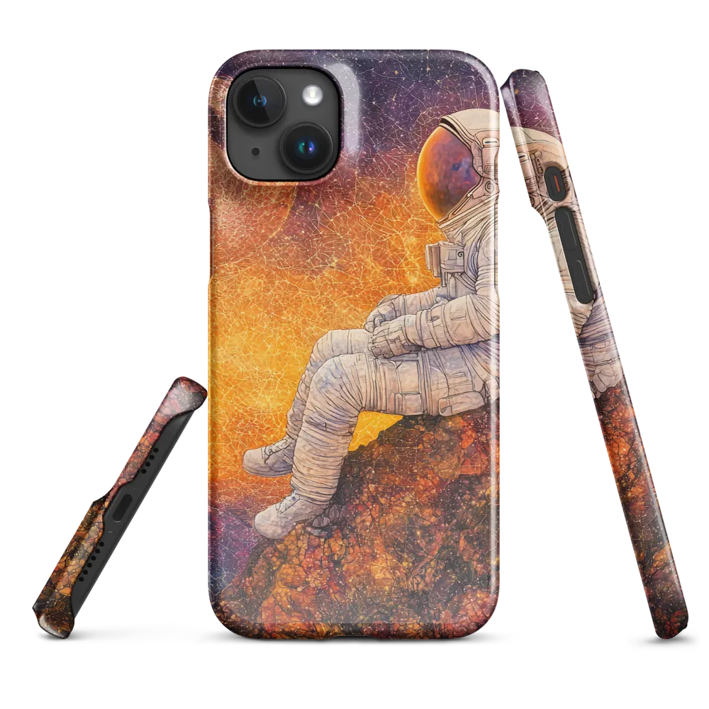 Cosmic Contemplation | Phone Case |  15 Plus | Snap Case | Glossy